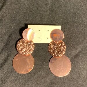 Elegant rose gold Dangle Earrings